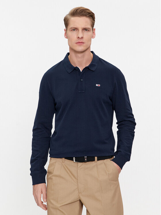 

Рубашка поло стандартного кроя Tommy Jeans, синий
