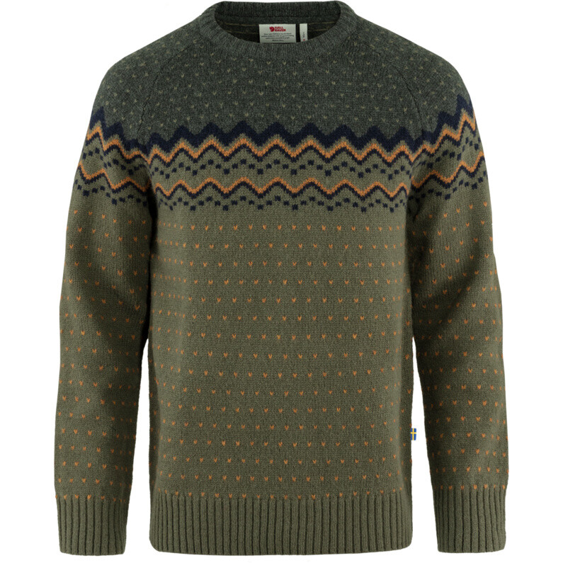 

Мужской свитер Övik Knit Fjallraven, зеленый