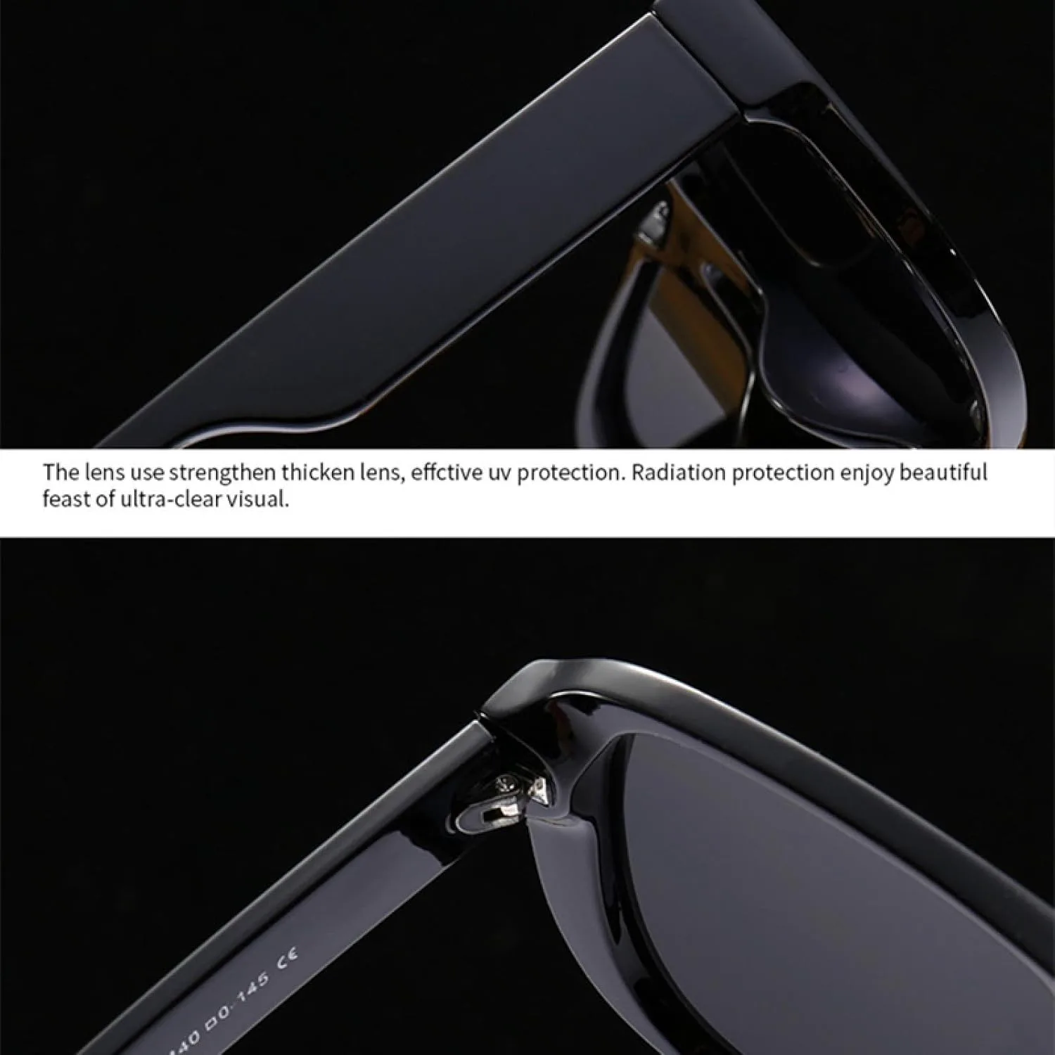 

Мужские солнцезащитные очки в стиле ретро, ​​цельные, зеркальные, с защитой от УФ-излучения UV400, с плоской верхней частью, модные для мужчин TVTBBVV, Gray Yellow