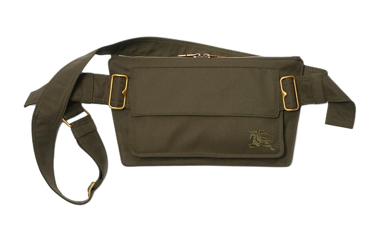 

Burberry Тренч-поясная сумка темно-зеленого цвета