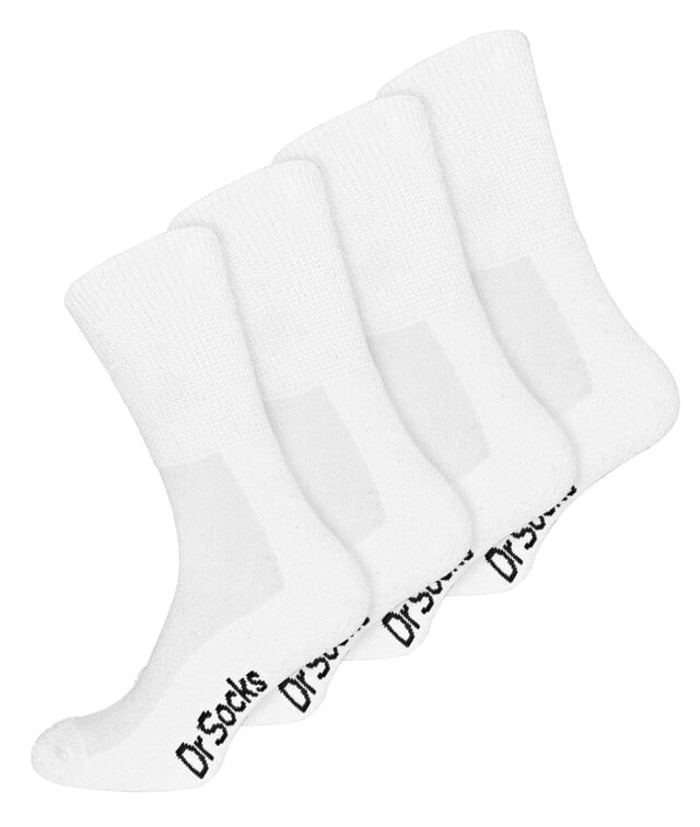 

Неэластичные очень широкие носки для диабетиков от опухших ног Dr.Socks, белый