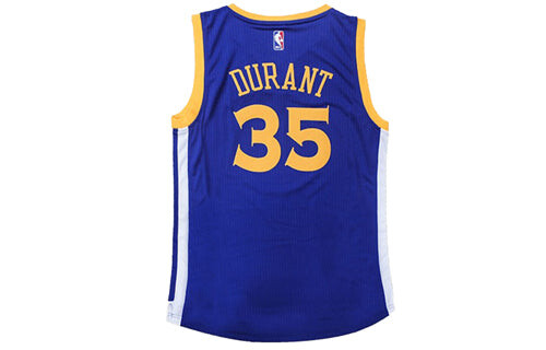 Футболка nba kevin durant 35 warrior 3 № 5 выездная sw майка Adidas, синий — фото 2