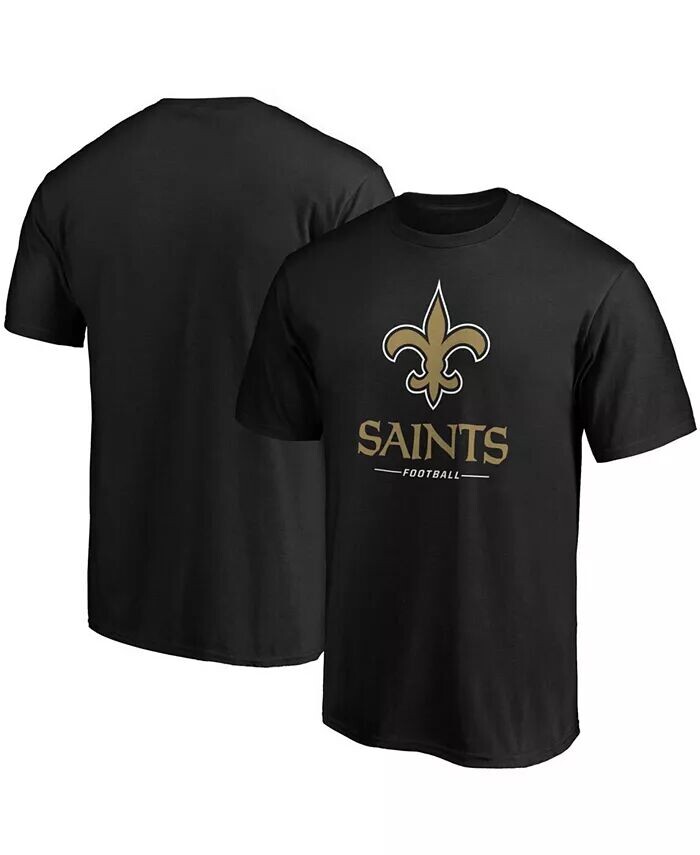 

Мужская черная футболка с логотипом New Orleans Saints Big and Tall Team Fanatics