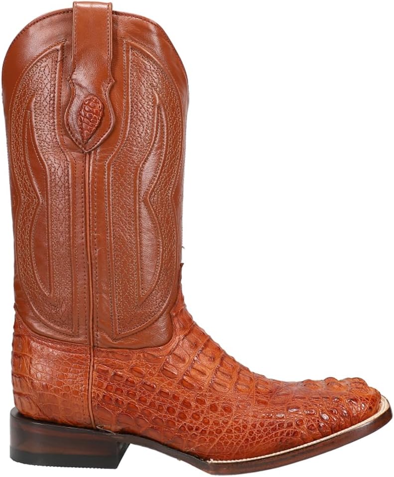 

Мужские классические сапоги Ferrini Mens Dakota Hornback с квадратным носком, средней длины - коричневые Ferrini Italia