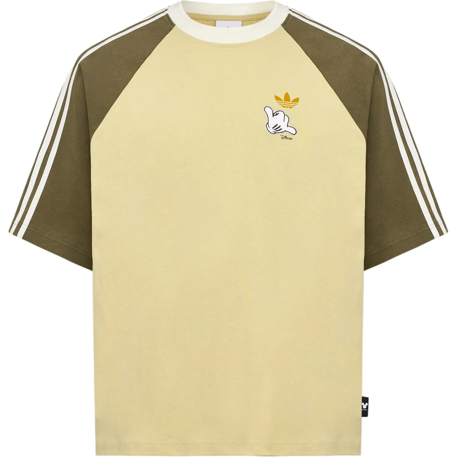 Футболка хлопковая Adidas Originals X Disney Light Umber/Dark Khaki