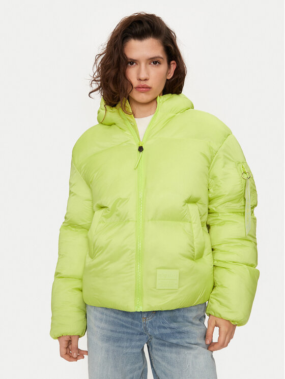 

Пуховик стандартного кроя Alpha Industries, зеленый