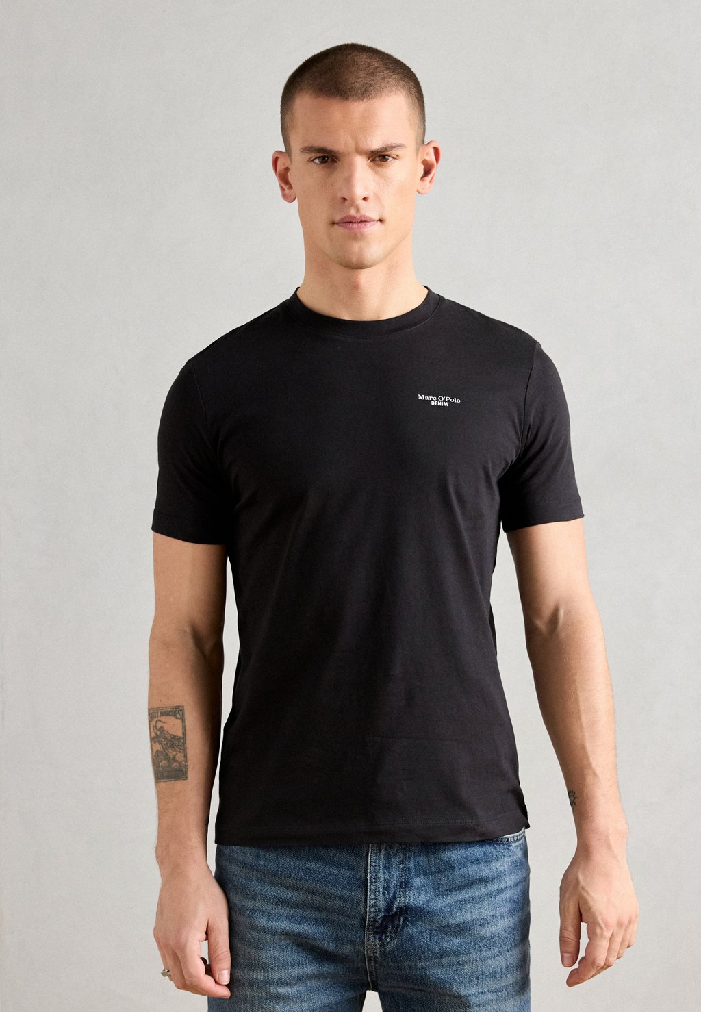 

Базовая футболка LOGO PRINT 2 PACK Marc O'Polo DENIM, черный