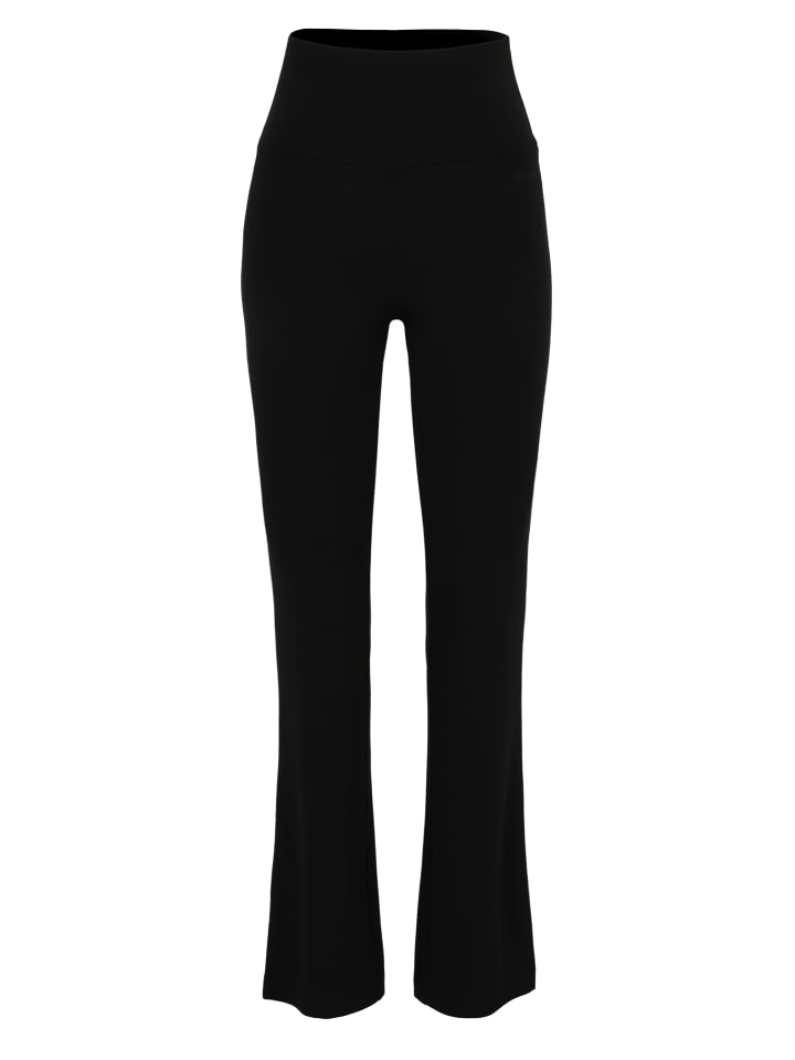 

Les Lunes Длинные джинсы-клеш BELLE, теплые расклешенные леггинсы Thermo черного цвета