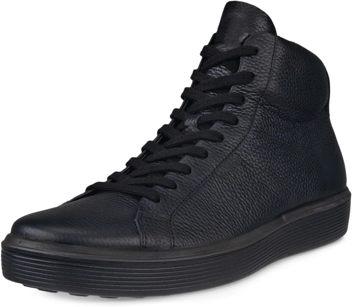 Мужские высокие кроссовки ECCO Soft 60, черный — фото 3