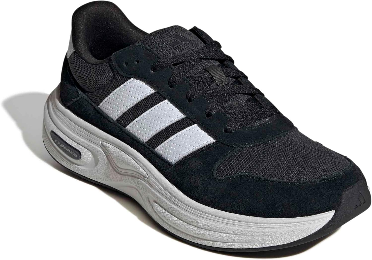 Мужские кроссовки Adidas Cloudfoam Cuxxion, белый/черный — фото 4