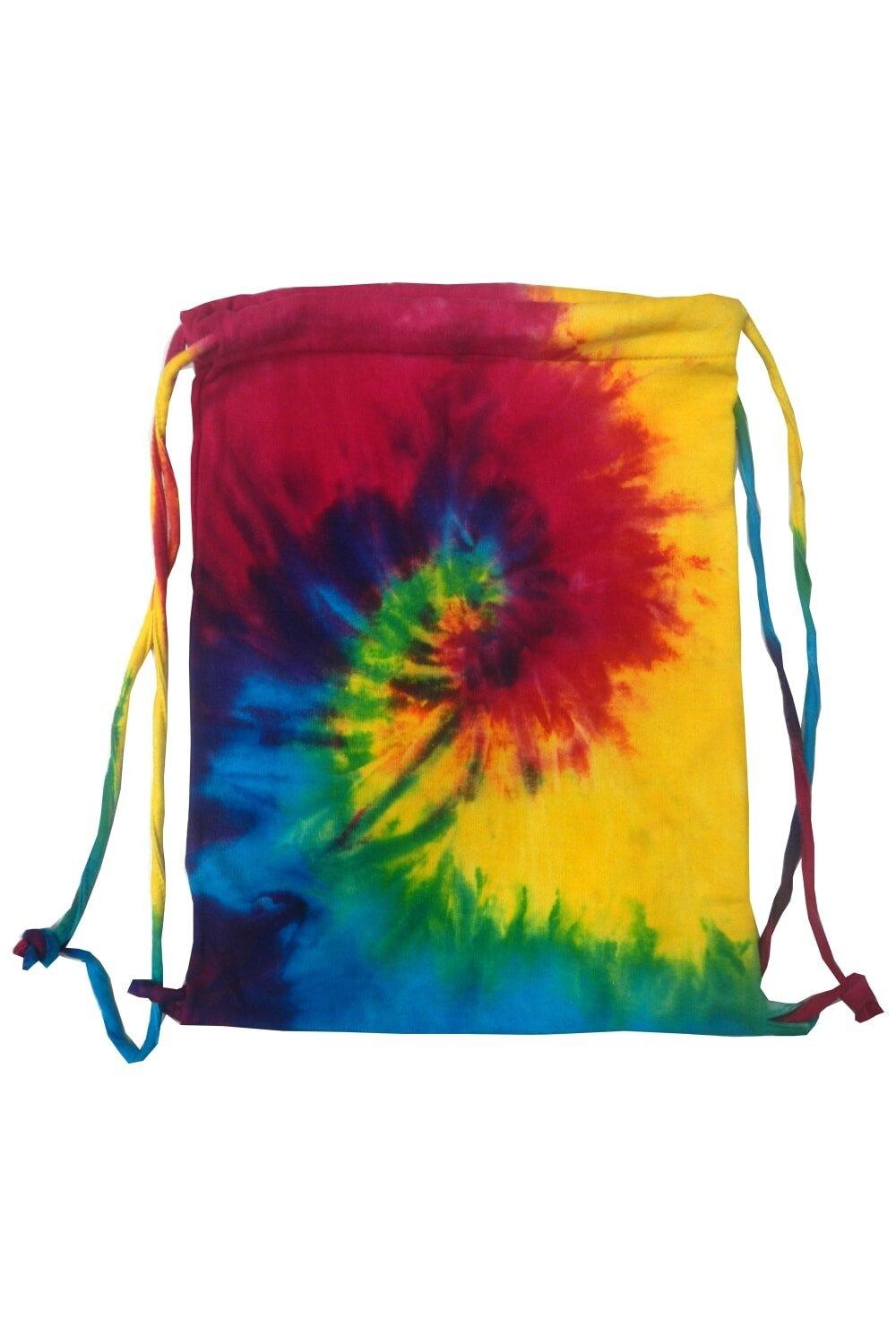 

Спортивная большая сумка на шнурке Tie Dye (2 шт.) Colortone, мультиколор