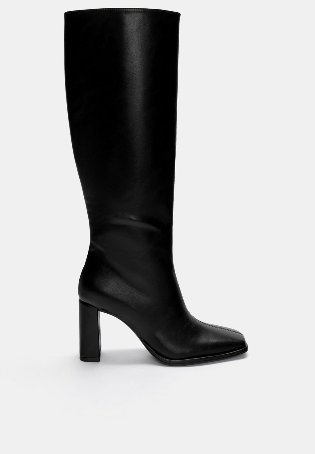 Сапоги HIGH HEELED PULL&BEAR, черный