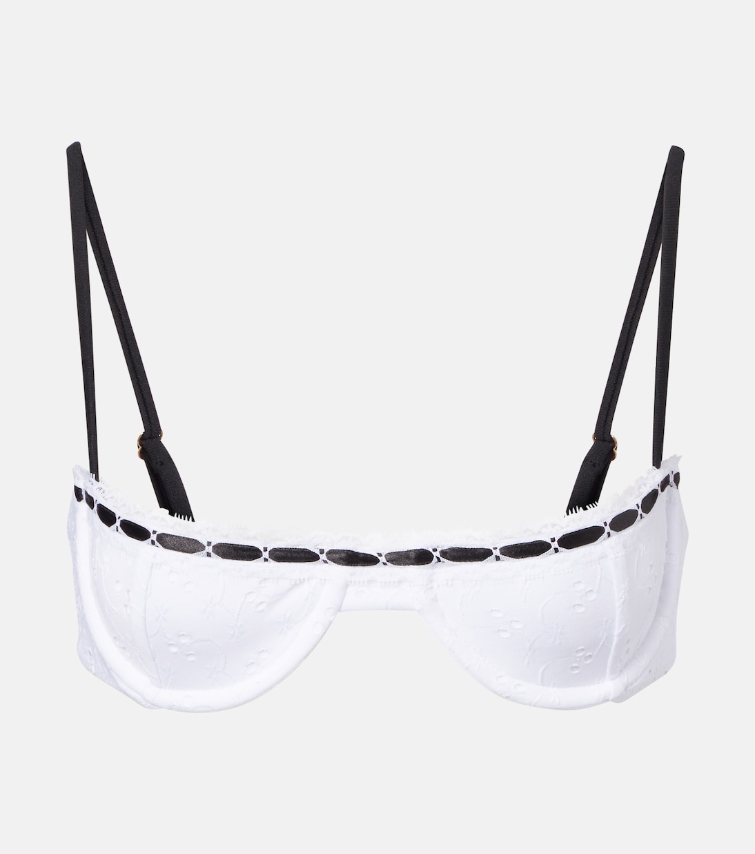 

Бикини топ с вышивкой в технике "бродери англез" Same, White Eyelet