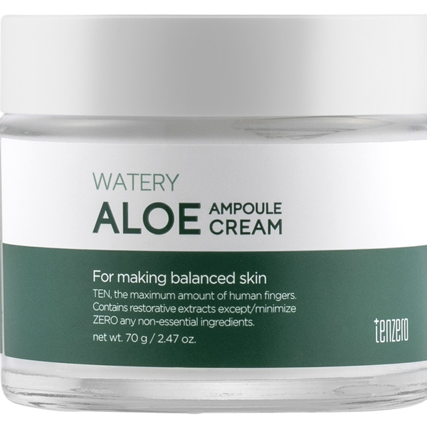 

Успокаивающий крем для лица, 70 г Tenzero Watery aloe