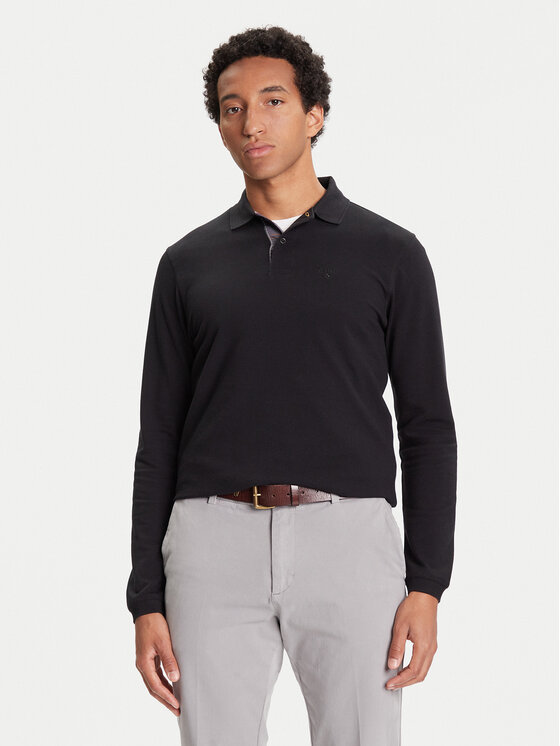 

Поло regular fit Tartan MML0705BK31 Barbour, чёрный