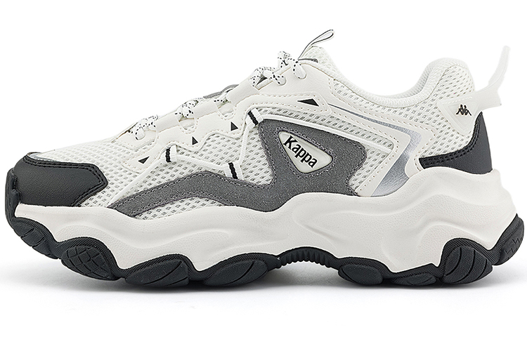 

Kappa Низкие массивные кроссовки унисекс белый черный морозно-серый Korean White/Black/Frost Gray-012A, цвет Korean White/Black/Frost Gray-012A