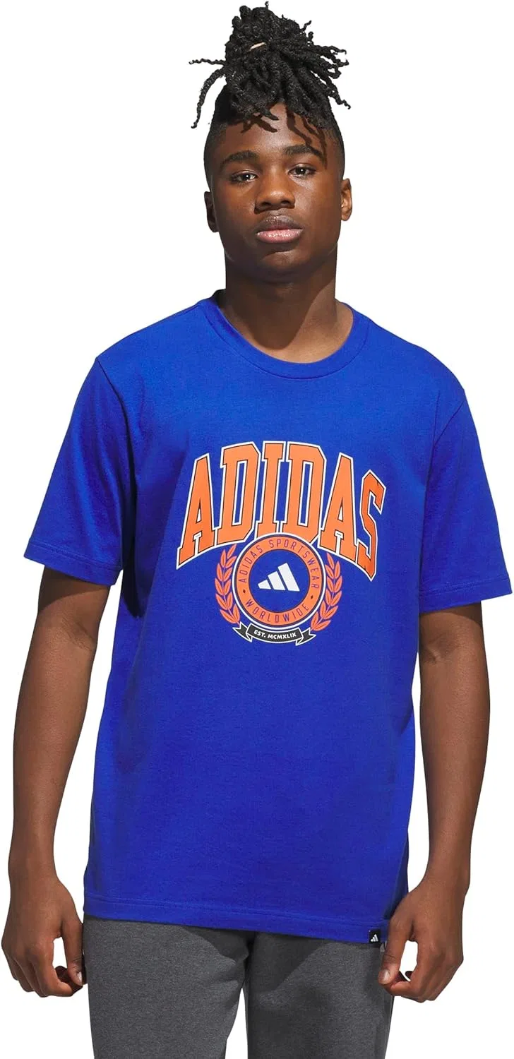Футболка с графикой adidas, Team Royal Blue