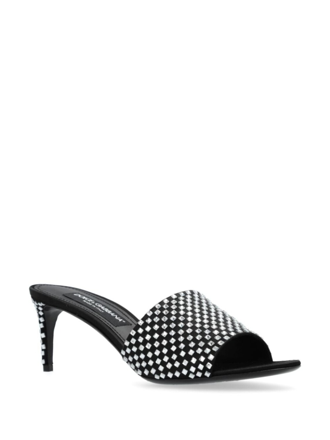Dolce & Gabbana 65 мм атласные мюли, черный