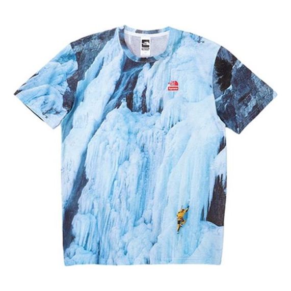 

Футболка Supreme SS21 Week 5 x The North Face Ice Climb Tee, синий