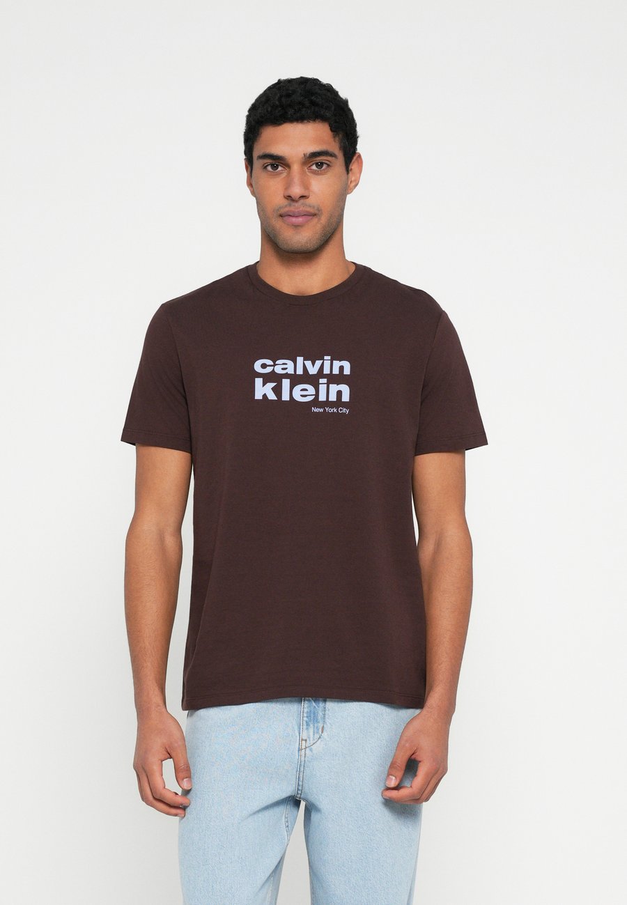Футболка Calvin Klein GRAPHIC, Rich Brown/Dark Brown