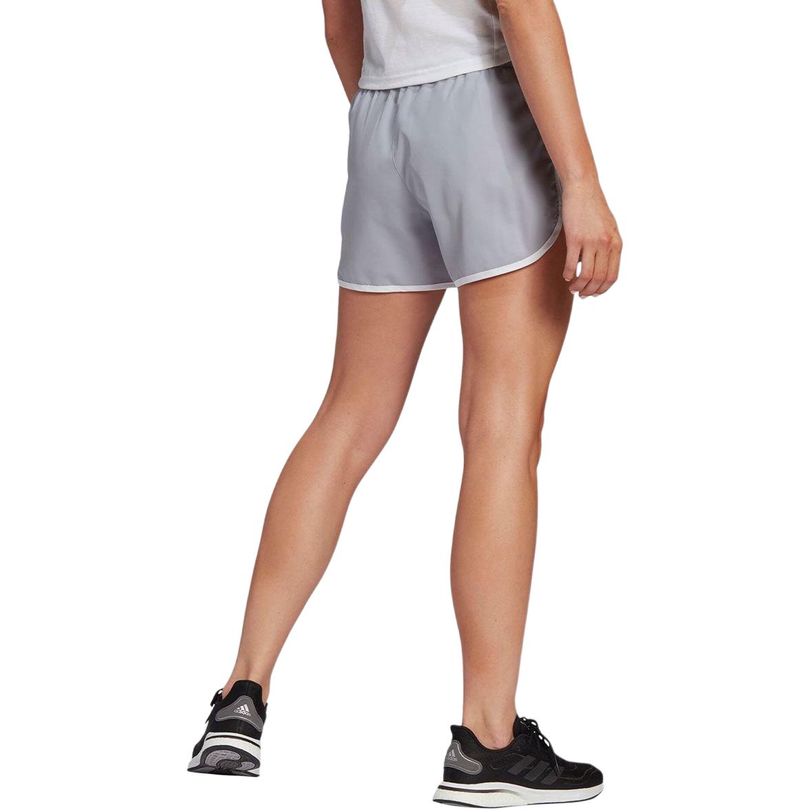 Шорты Free Shipping With AdiClub Marathon 20 Shorts Adidas, светло-серебристый — фото 4