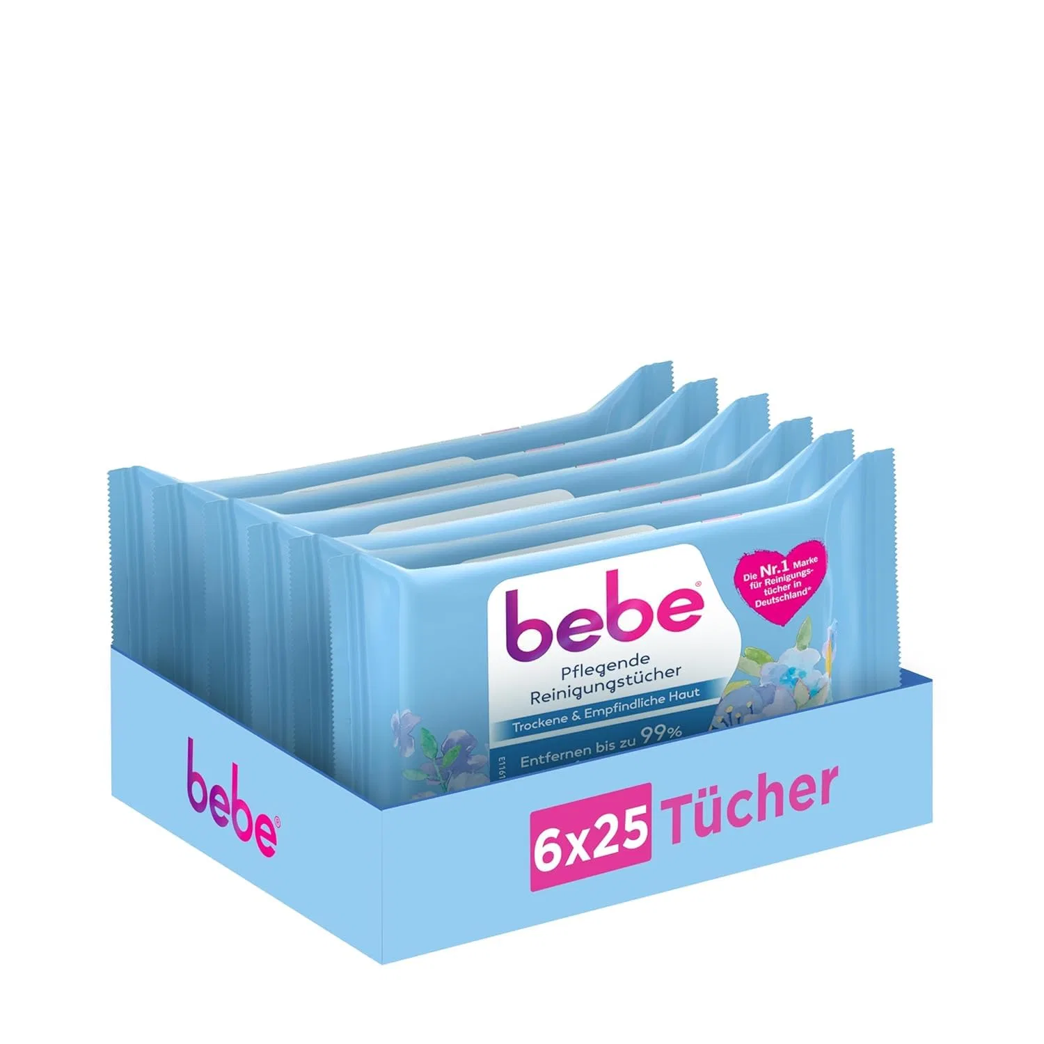 Мицеллярная вода Bebe — Питательные очищающие салфетки с кокосовой водой от
