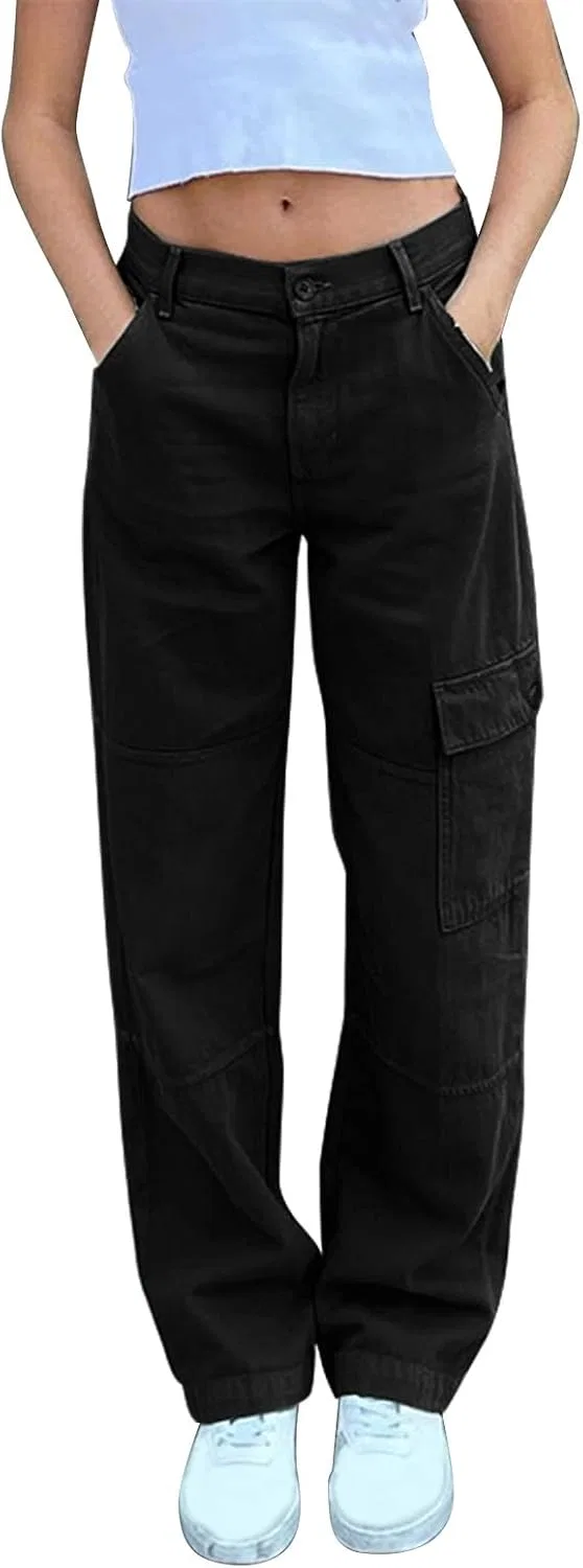 Джинсы карго Women Demin, Black