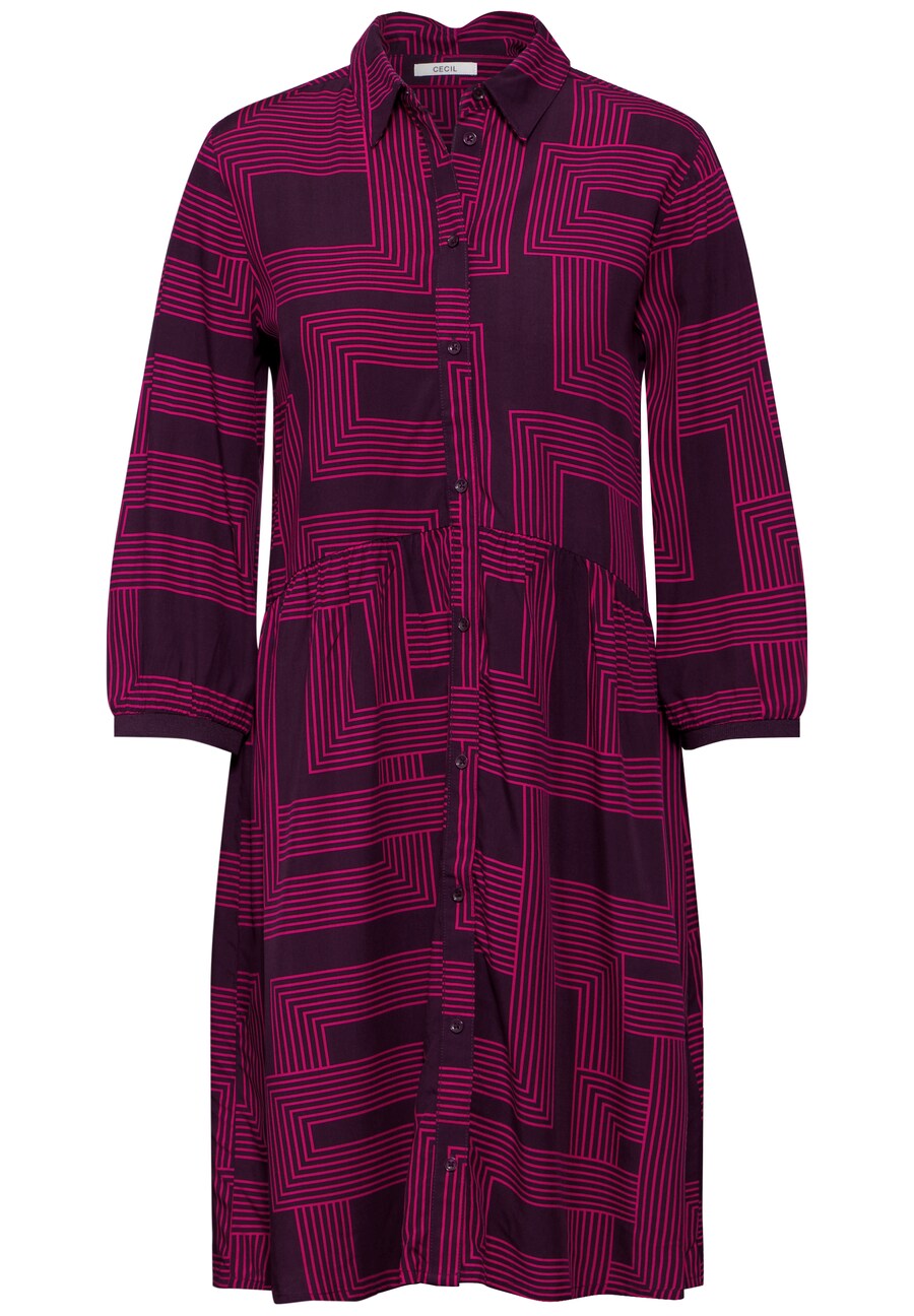

Платье рубашка CECIL Shirt Dress, розовый