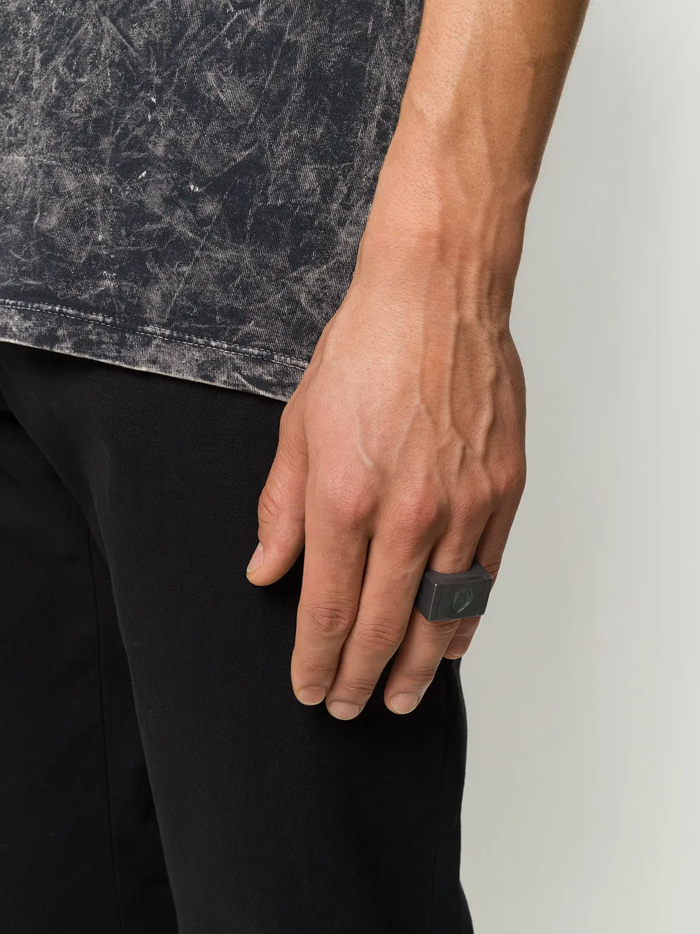 

Кольцо Plate Single Parts of Four, серебряный