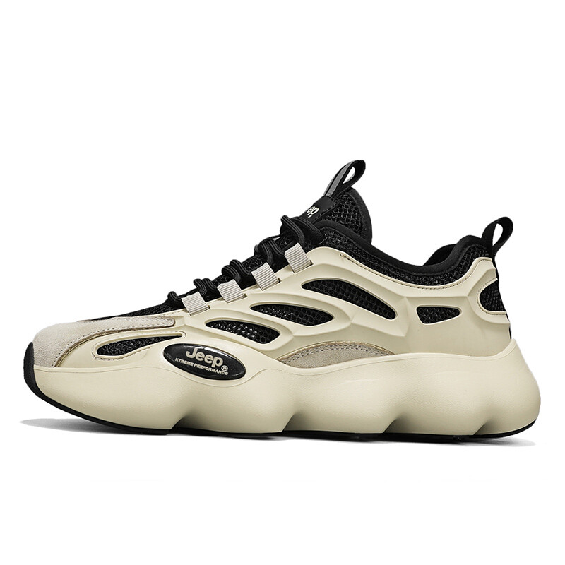 

Кроссовки Jeep Chunky Sneakers Men Low-top Beige, цвет Apricot, Серый, Кроссовки Jeep Chunky Sneakers Men Low-top Beige, цвет Apricot