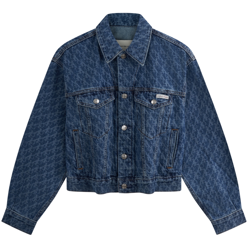 

Calvin Klein Джинсовая куртка женская, XE8-Denim Blue