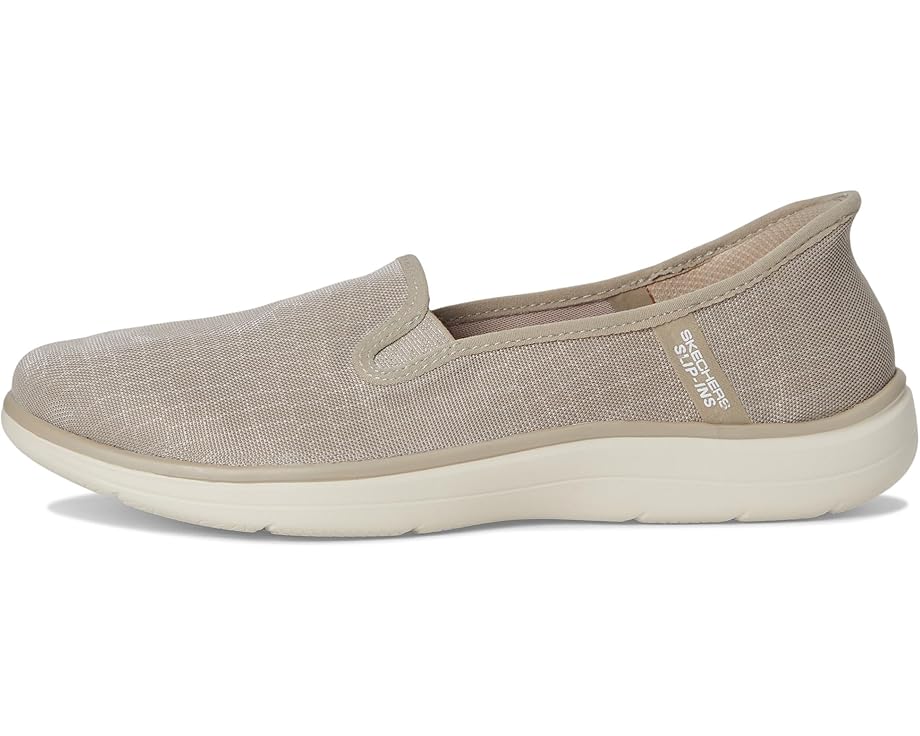 Лоферы SKECHERS Performance On-the-go Flex Radiant Hands Free Slip-ins - Ssiren, серо-коричневый — фото 4