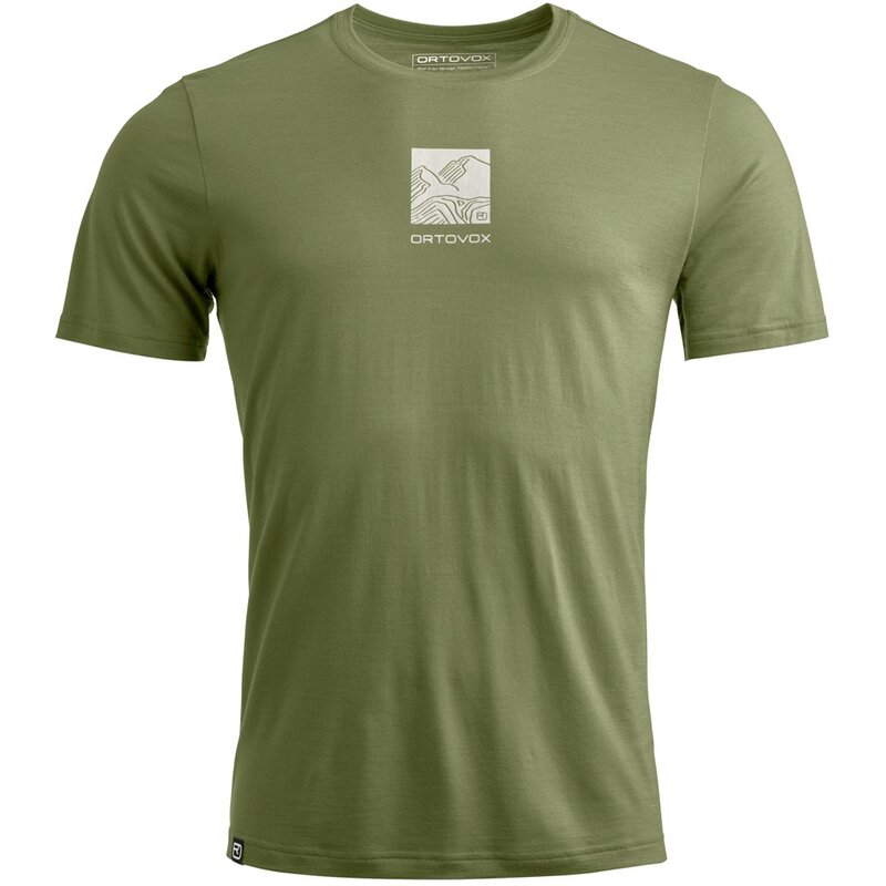 

Рубашка 120 крутая тек абстракция ts m Ortovox, цвет wild herbs