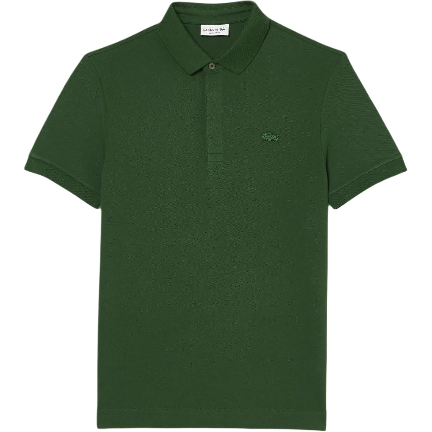 Поло с коротким рукавом LACOSTE, темно-зеленый
