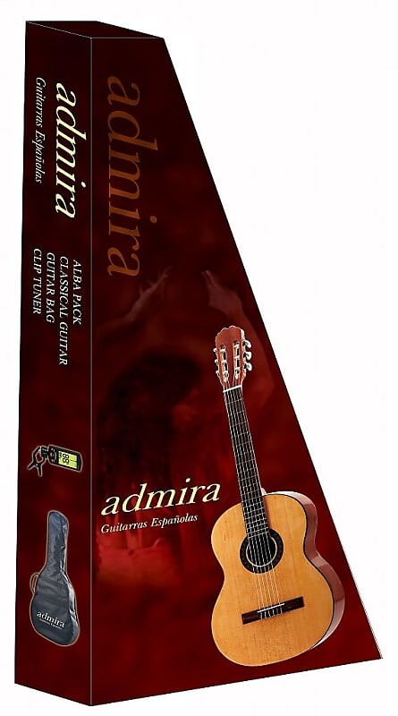 

Акустическая гитара Admira ALBA 3/4 PACK Beginner Series 3/4 Size Spruce Top 6-String Classical Acoustic Guitar Package