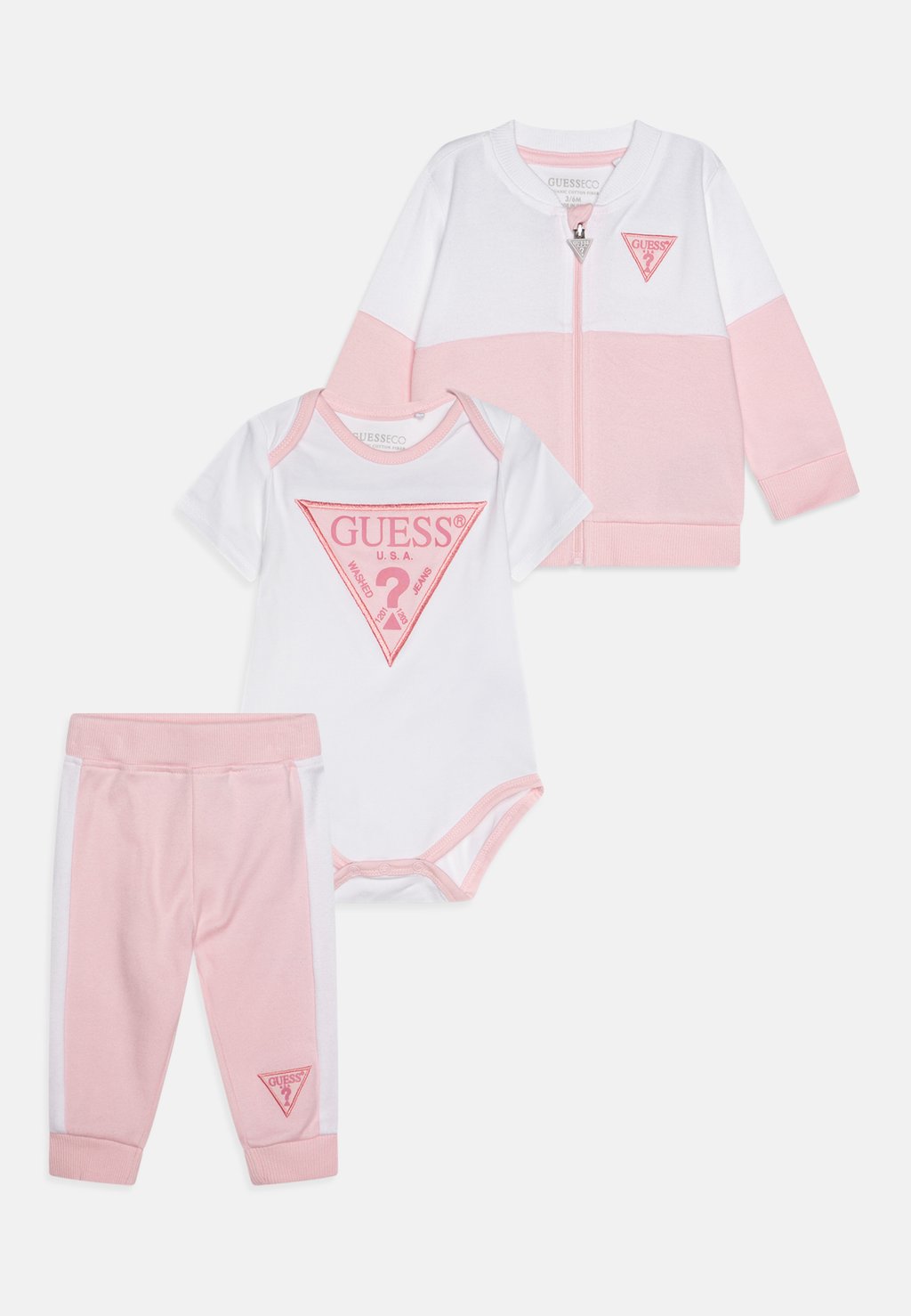 

Толстовка на молнии BABY ACTIVE ZIP UNISEX SET Guess, фуксия