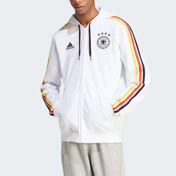 

Футболка сборной Германии по футболу мужская белая Adidas, белый