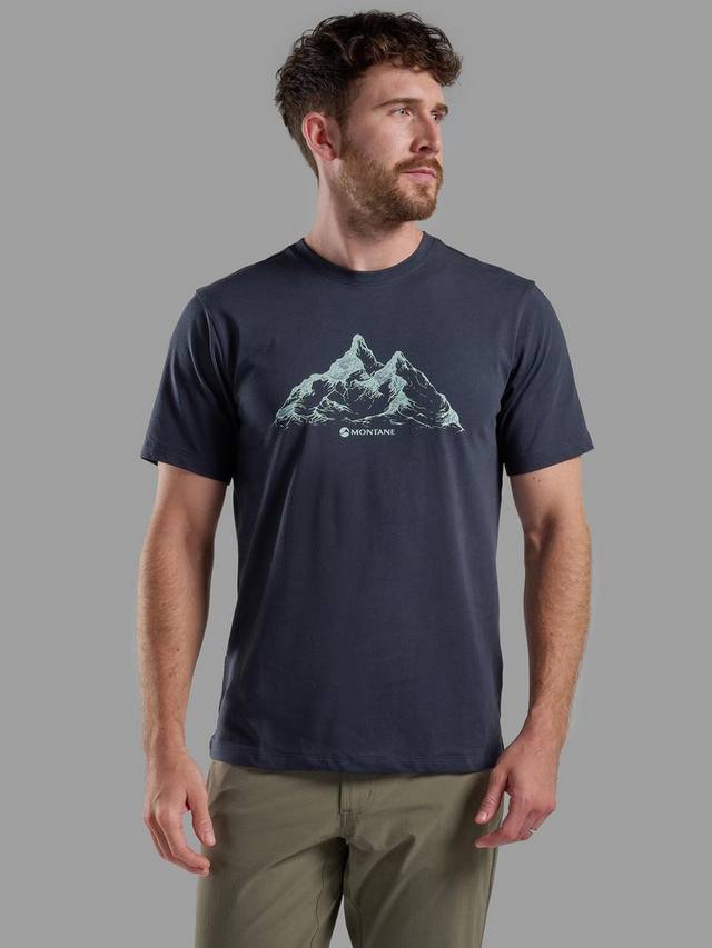 

Мужская горная футболка Montane, цвет Eclipse Blue