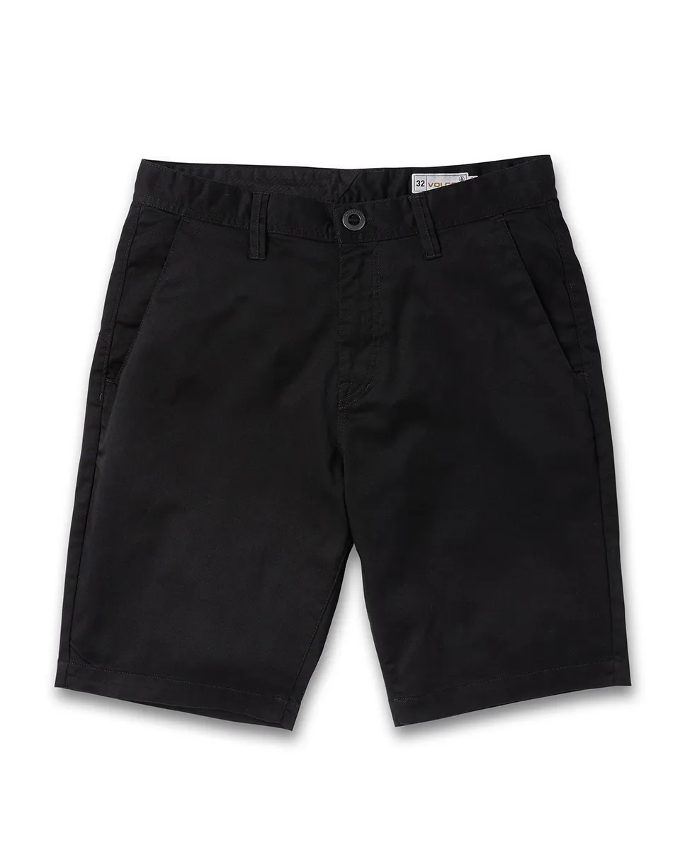 

Простые мужские шорты-бермуды в стиле чинос Volcom, черный