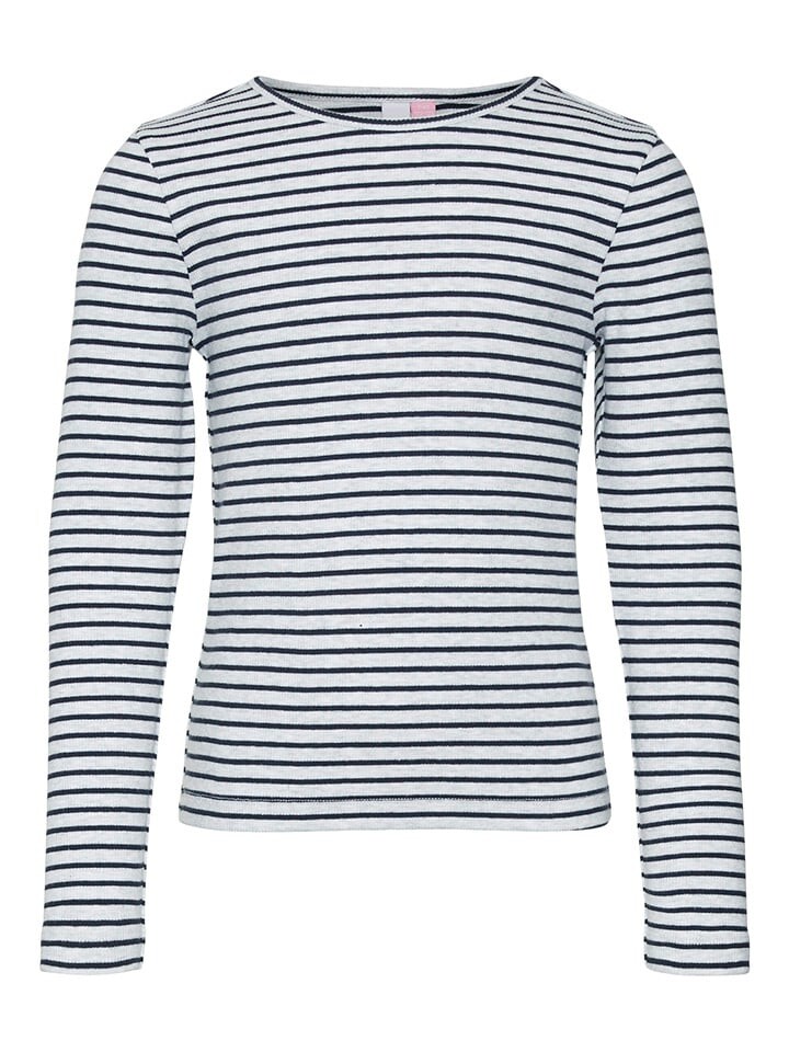 

Лонгслив Vero Moda Girl, цвет dunkelblau/weiß