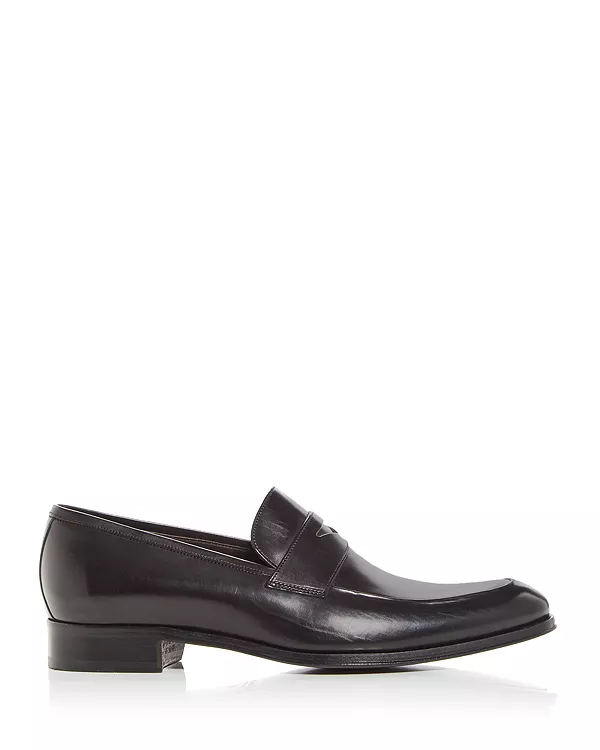 Мужские лоферы Francis Penny Loafers - эксклюзив To Boot New York, черный — фото 4