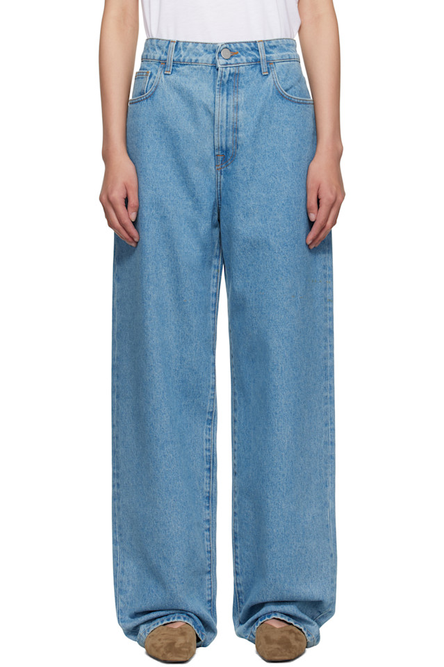 

Джинсы мешковатого кроя Signature Róhe, синий