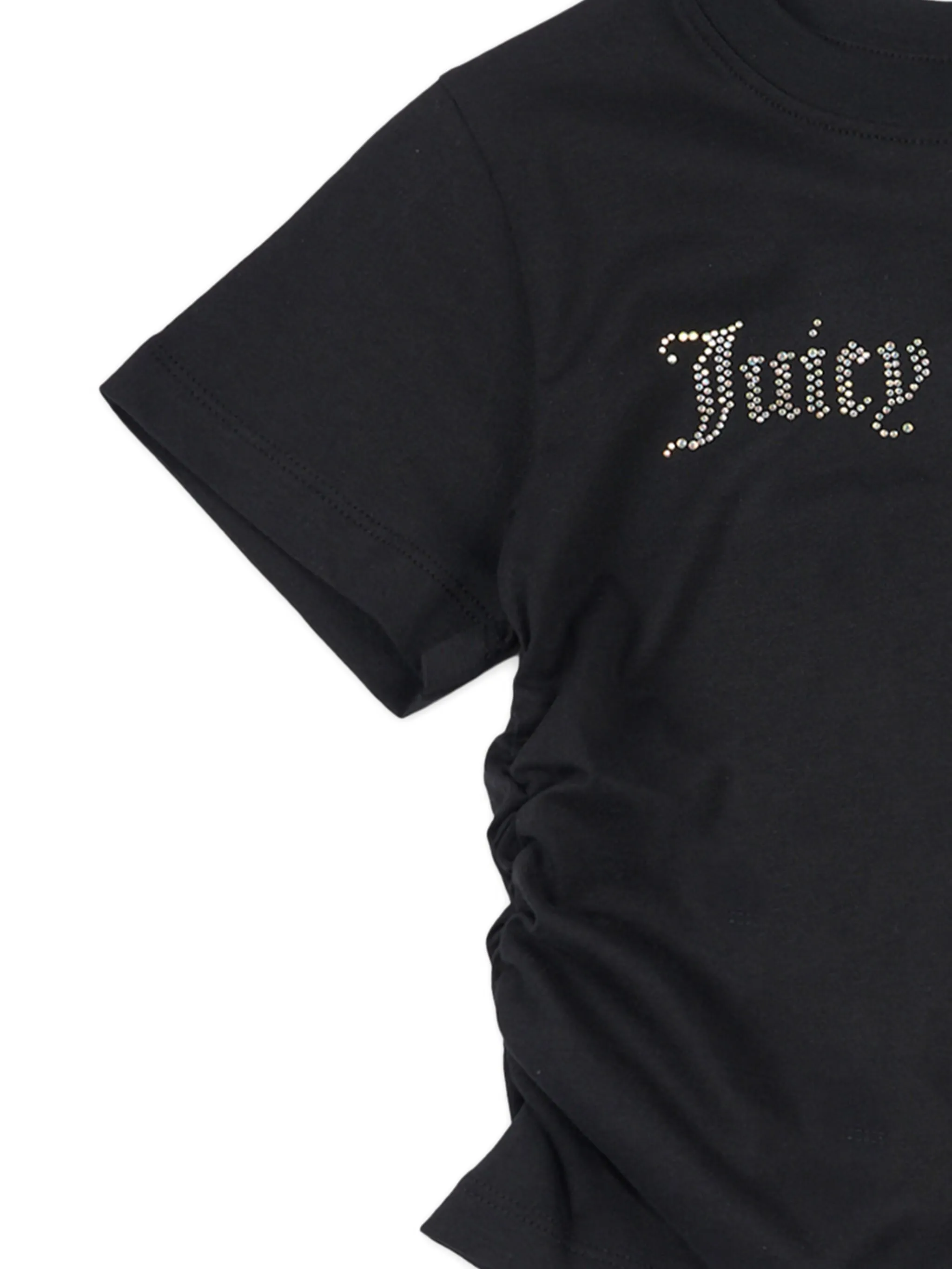 Футболка со стразами Juicy Couture Kids, черный — фото 4