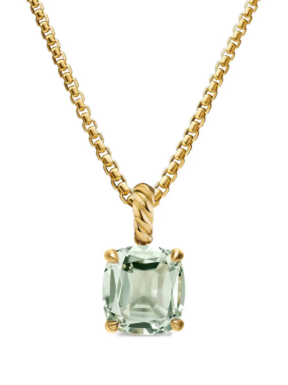 

Подвеска Marbella из желтого золота с празиолитом David Yurman, зеленый
