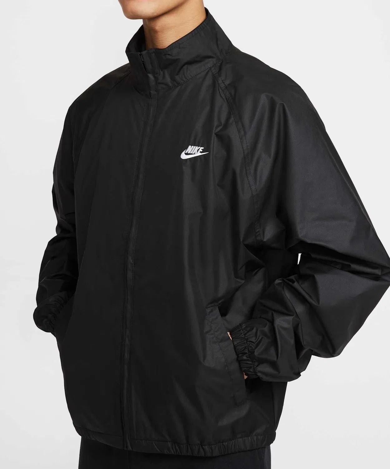 Куртка мужская Nike Sportswear Club Roscoe Full-Zip, полиэстер, чёрный — фото 4
