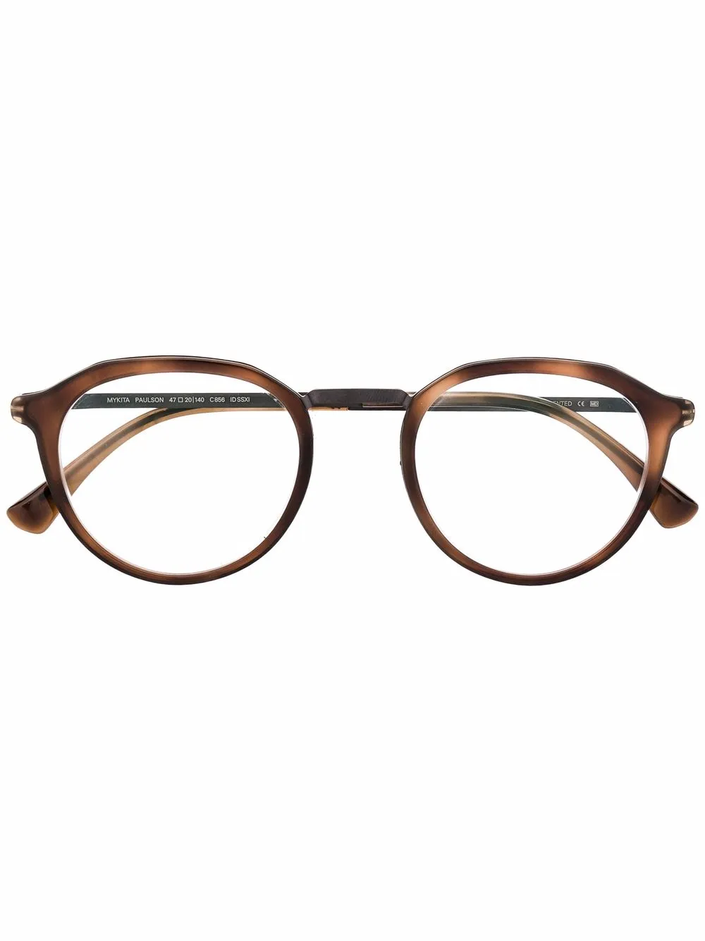 

Солнцезащитные очки Paulson в круглой оправе Mykita, коричневый