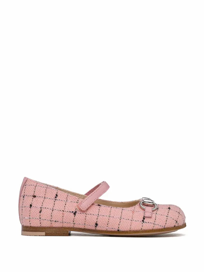 

Балетки с пряжкой Horsebit Gucci, розовый