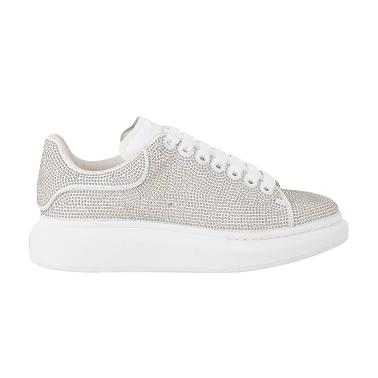 

Кроссовки Alexander McQueen Alexander McQueen Oversized Sneaker 'White Silver Studded', белый