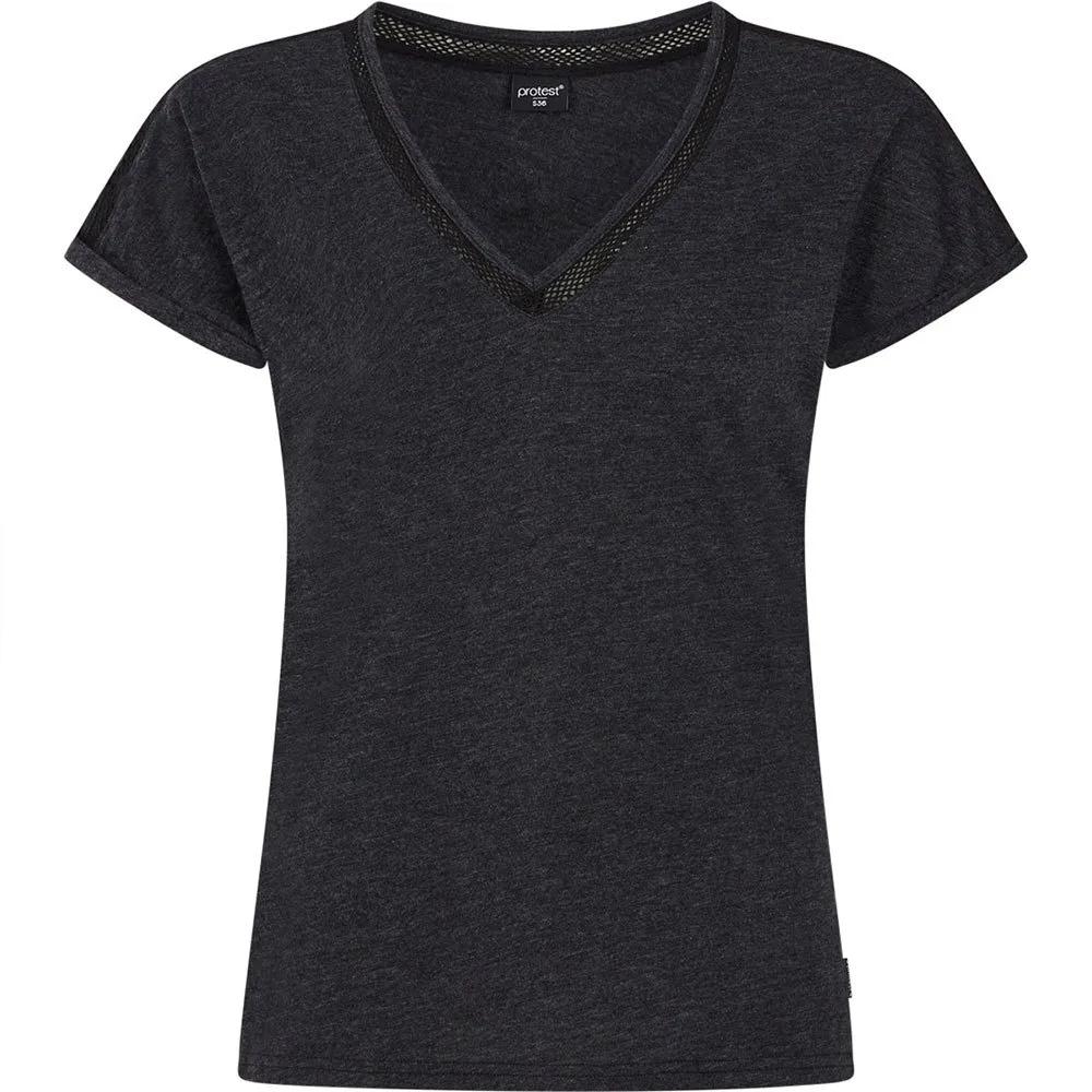 

Футболка Protest Mondays short sleeve v neck, серый