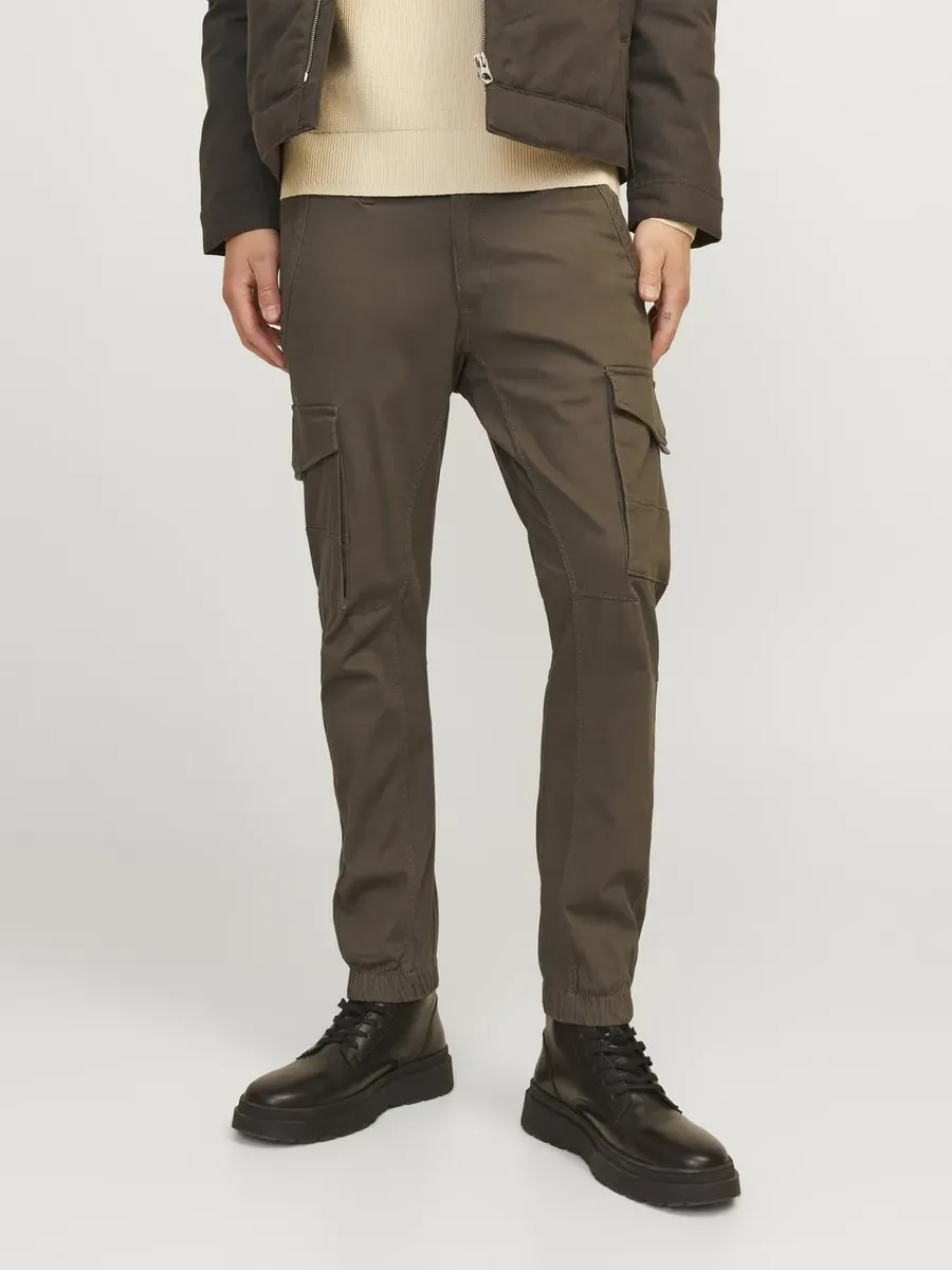 

Брюки-карго Jack & Jones "JPSTPAUL JJFLAKE CARGO NOOS", цвет Wren